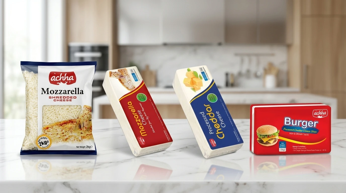 Artisan Mozzarella, Cheddar & Burger Slices - Baltistan Baking Store